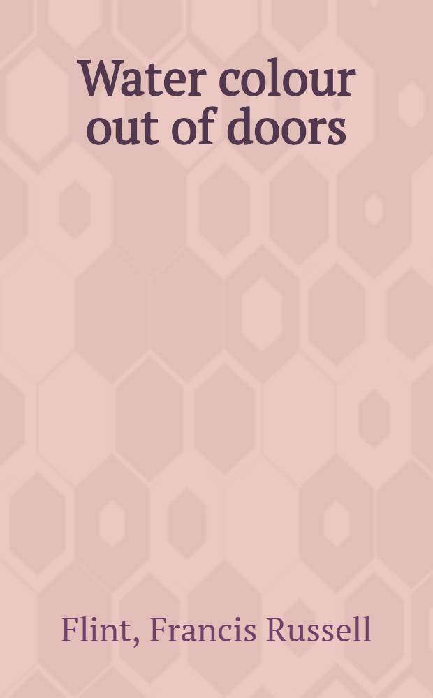 Water colour out of doors