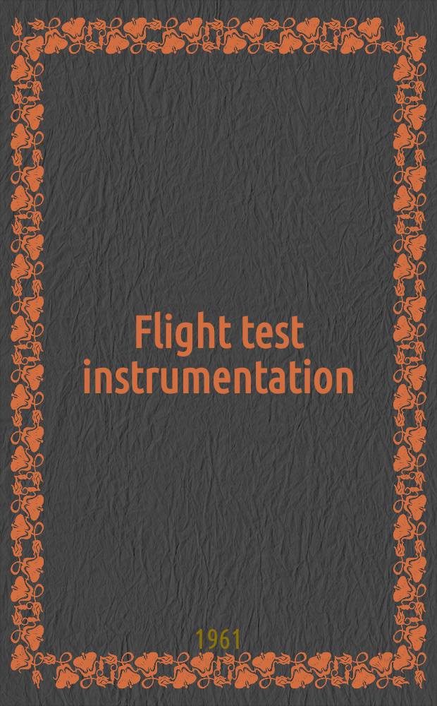 Flight test instrumentation