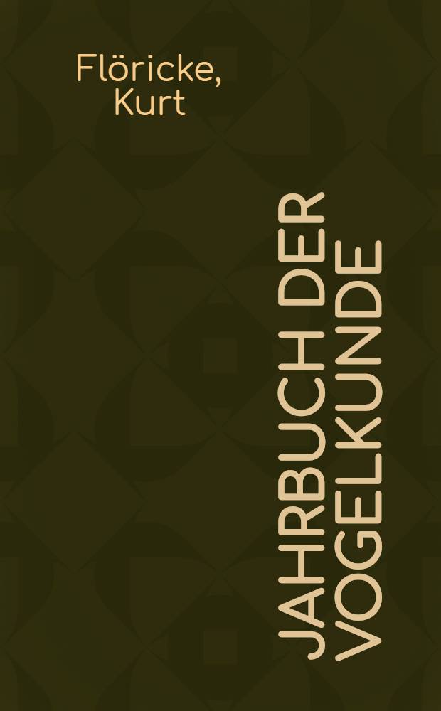 Jahrbuch der Vogelkunde