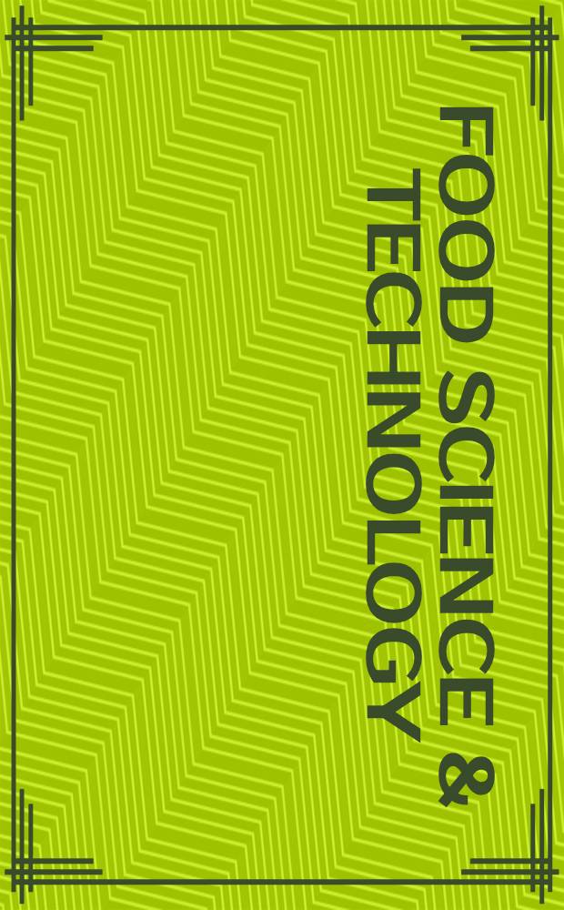 Food science & technology : Proceedings of the First International congress of food science and technology, London, Sept. 18-21, 1962. Vol. 5 : Proceedings of the Congress symposia, with congress lectures, discussions and cumulative subject index and author index