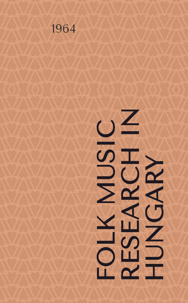 Folk music research in Hungary