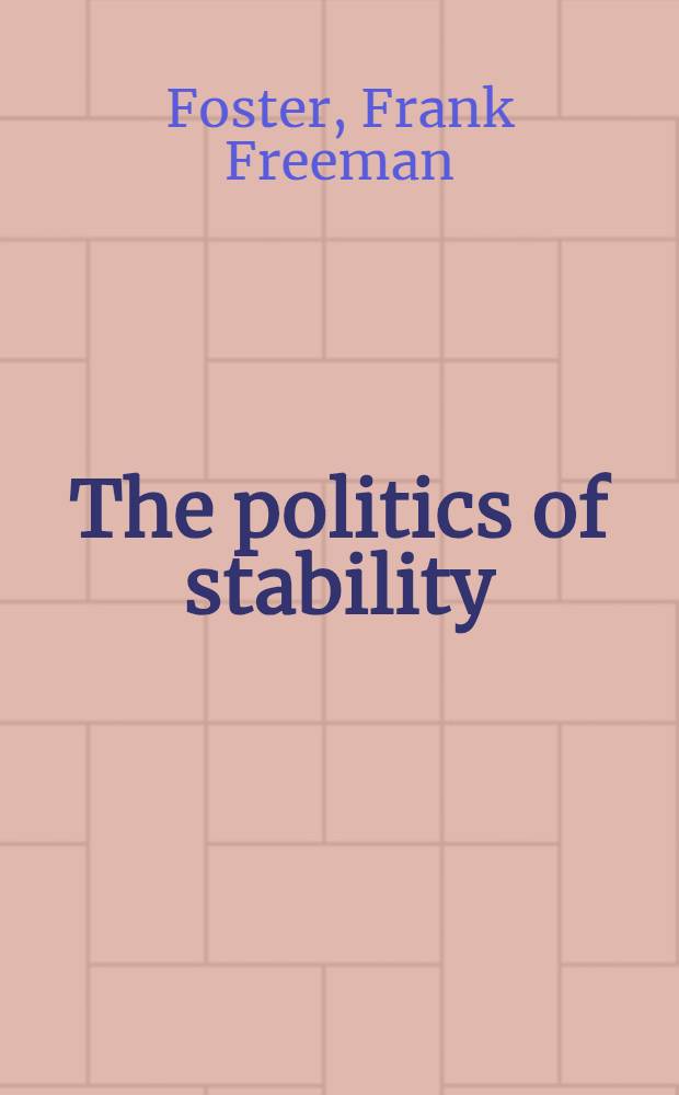 The politics of stability : A portrait of the rulers in Elizabethan London