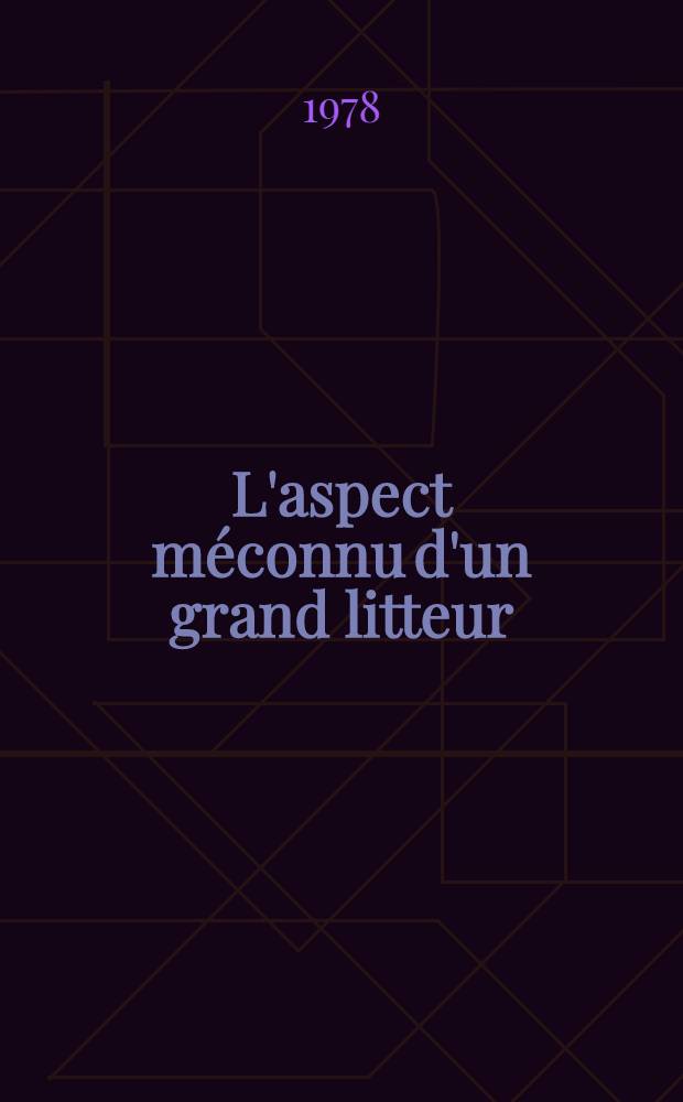 L'aspect méconnu d'un grand litteur : Louis Veuillot devant les arts et les lettres Th Contribution à l'étude expérimentale des hormones conadotropes dans le cancer du col de l'utérus Thèse. T. 2