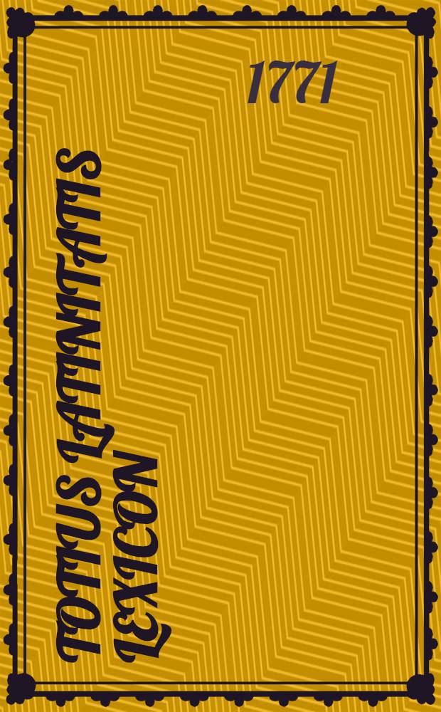 Totius Latinitatis lexicon