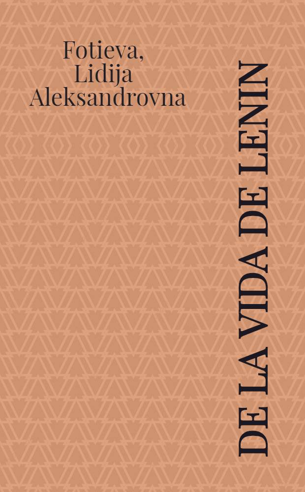 De la vida de Lenin