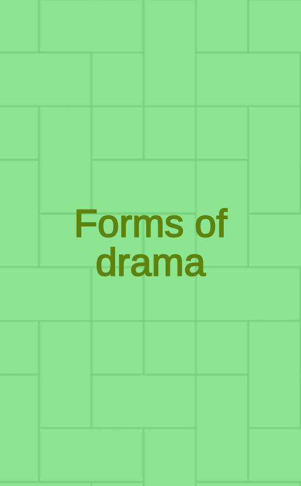 Forms of drama