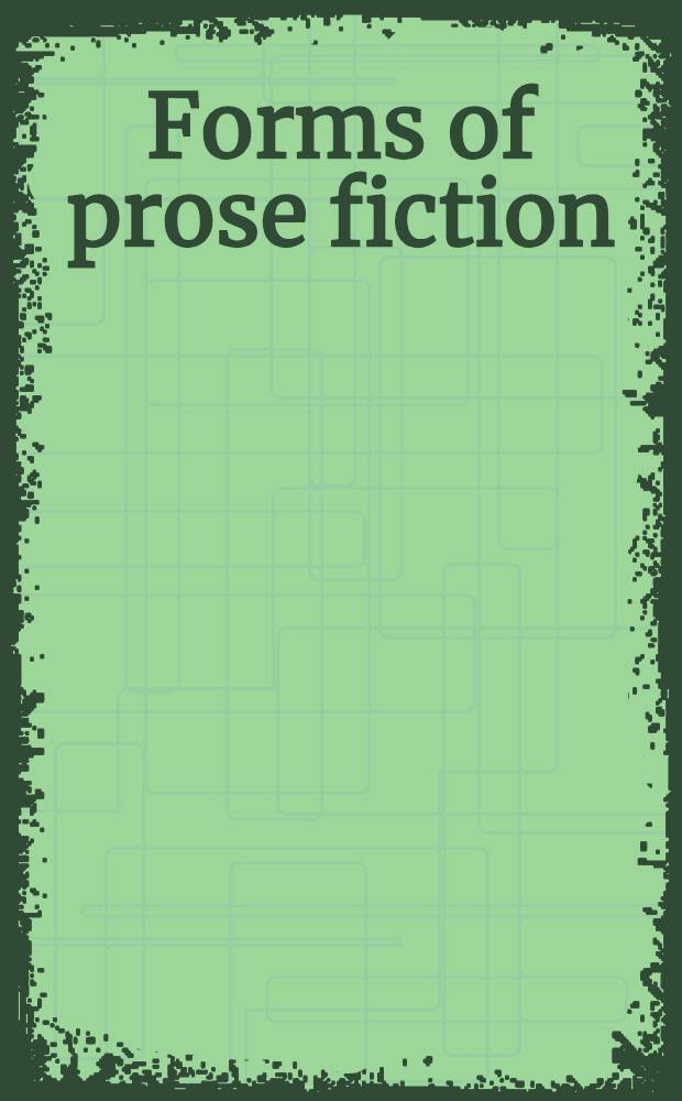 Forms of prose fiction