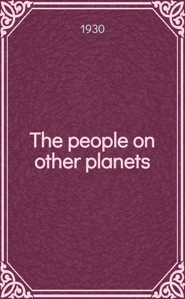 The people on other planets