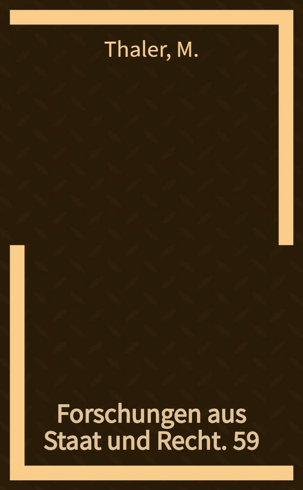 Forschungen aus Staat und Recht. 59 : Mehrdeutigkeit und juristische Auslegung
