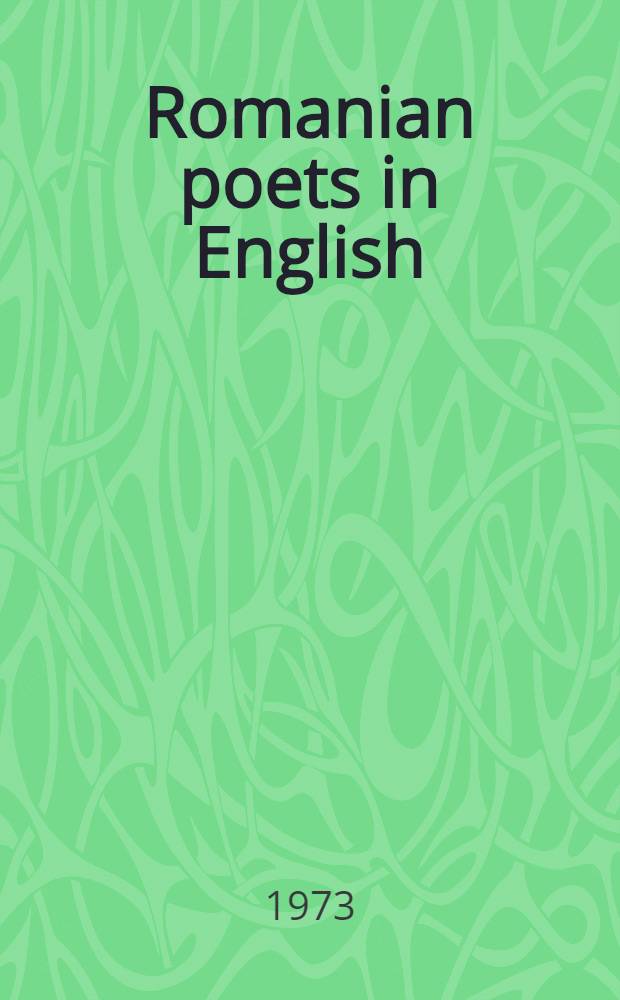 46 Romanian poets in English