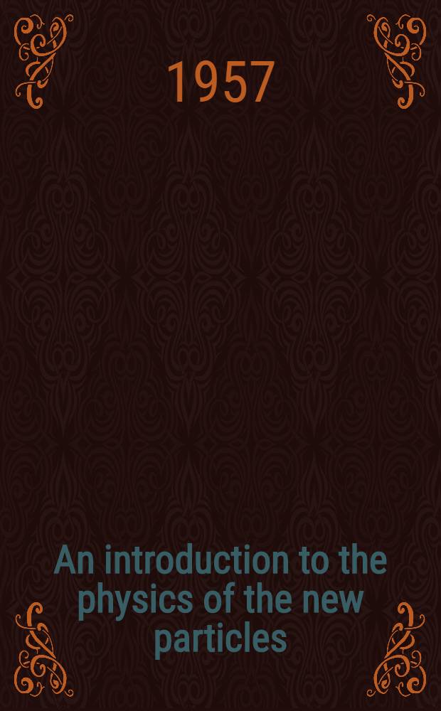 An introduction to the physics of the new particles