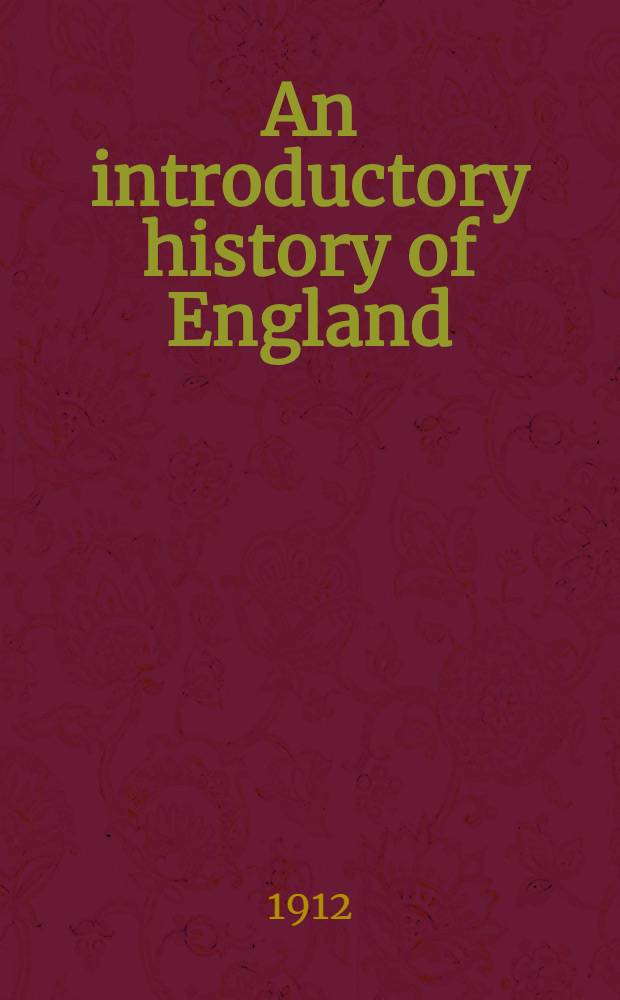 An introductory history of England