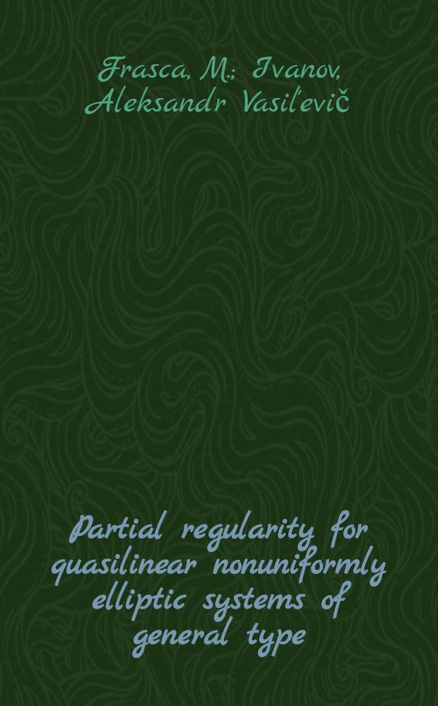 Partial regularity for quasilinear nonuniformly elliptic systems of general type