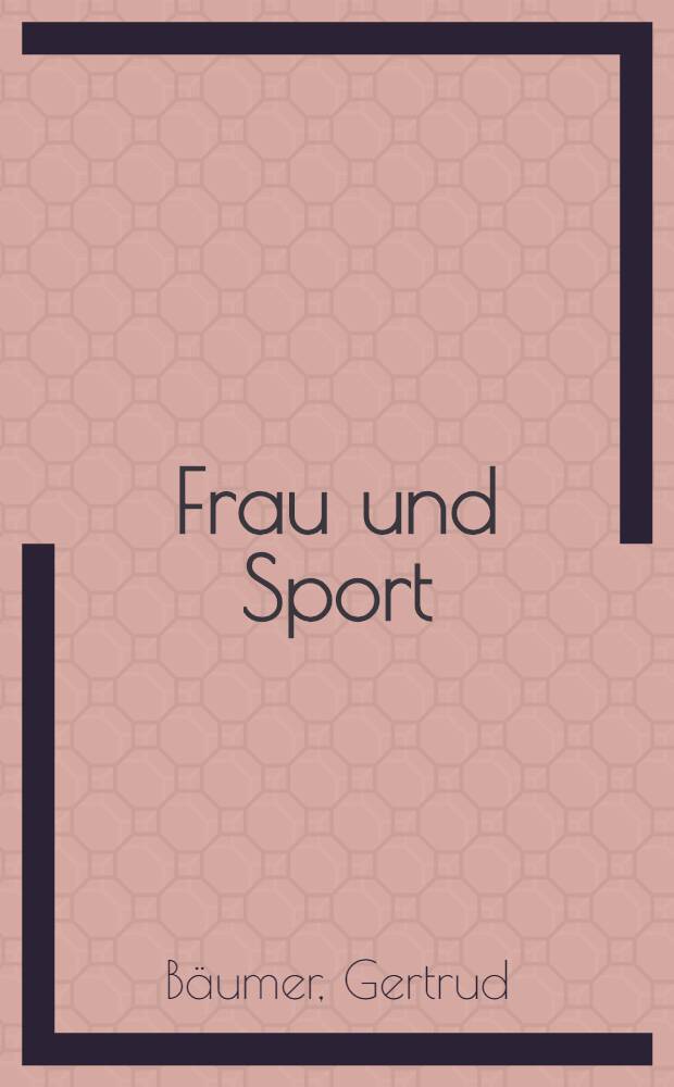 Frau und Sport