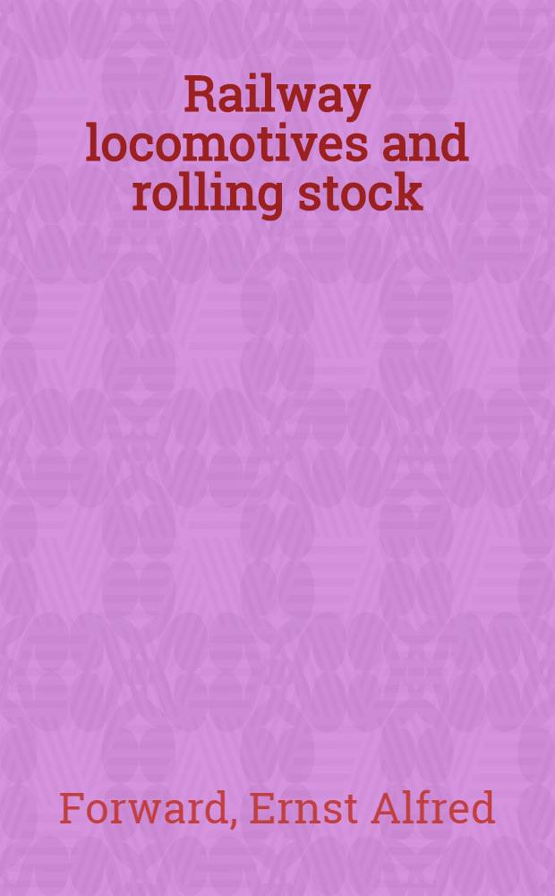 Railway locomotives and rolling stock