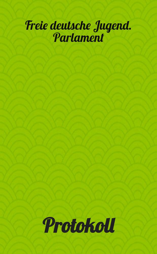 [Protokoll]
