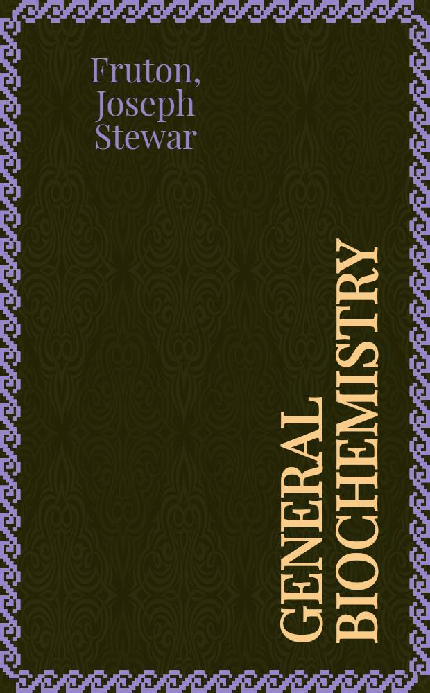 General biochemistry