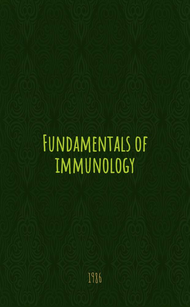 Fundamentals of immunology : For med. a. biol. students