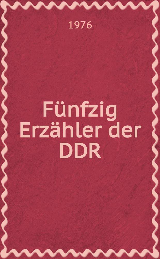 Fünfzig Erzähler der DDR