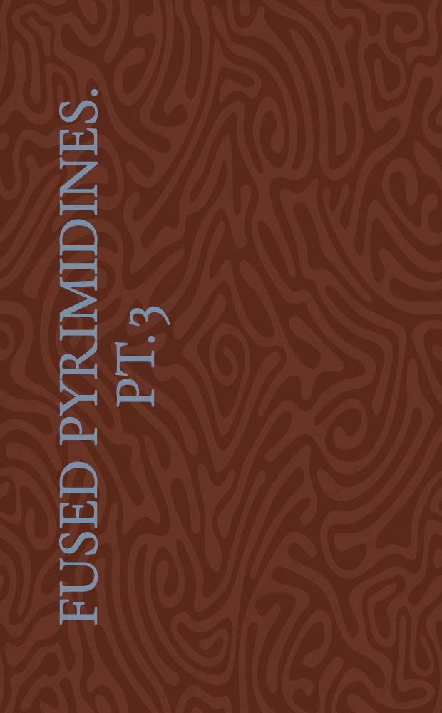 Fused pyrimidines. Pt. 3 : Pteridines
