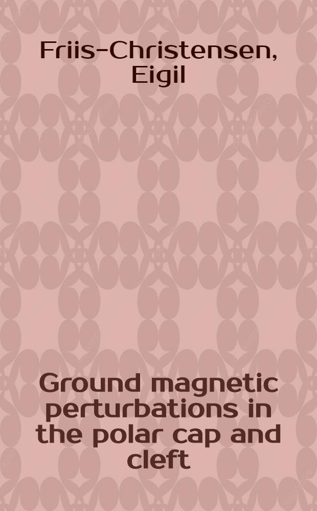Ground magnetic perturbations in the polar cap and cleft : Relationship with the IMF