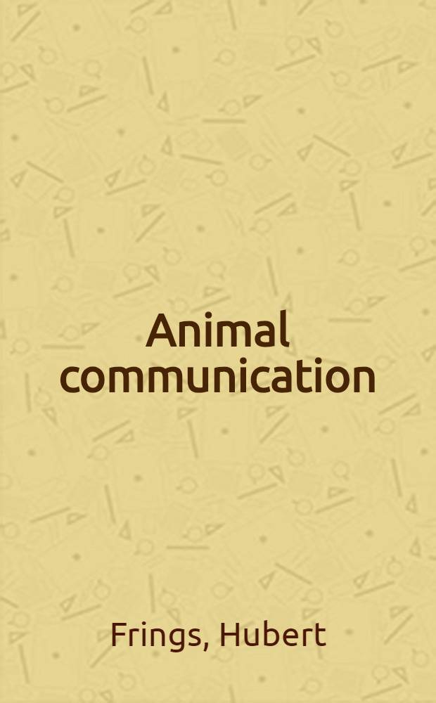 Animal communication