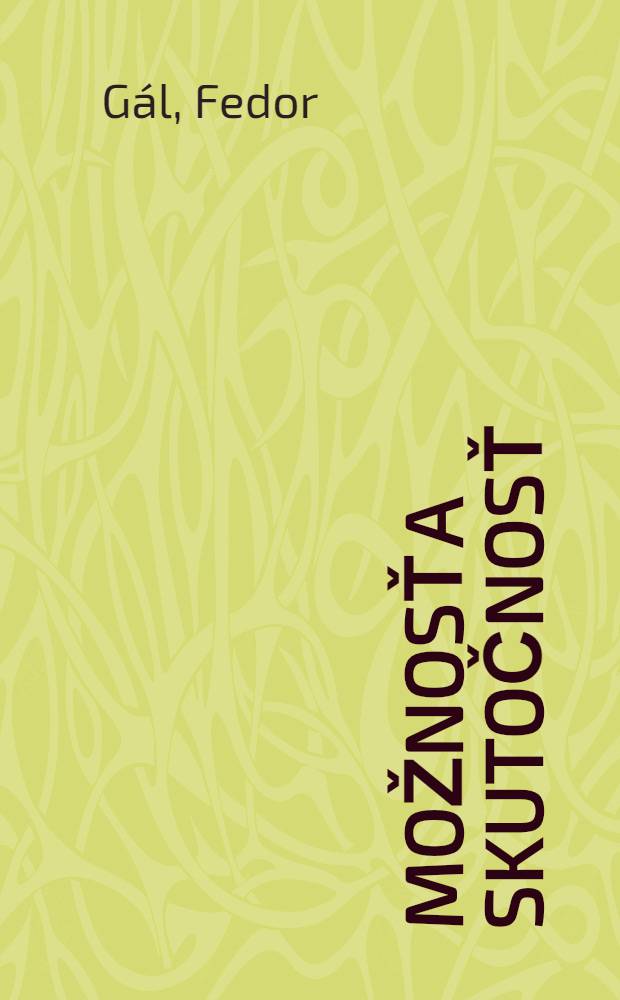 Možnosť a skutočnosť