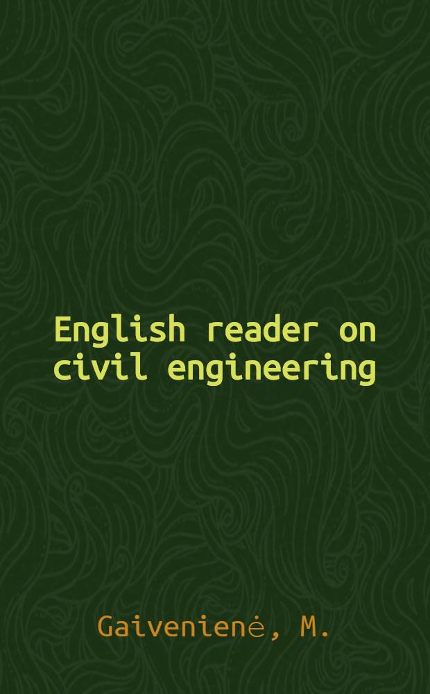 English reader on civil engineering