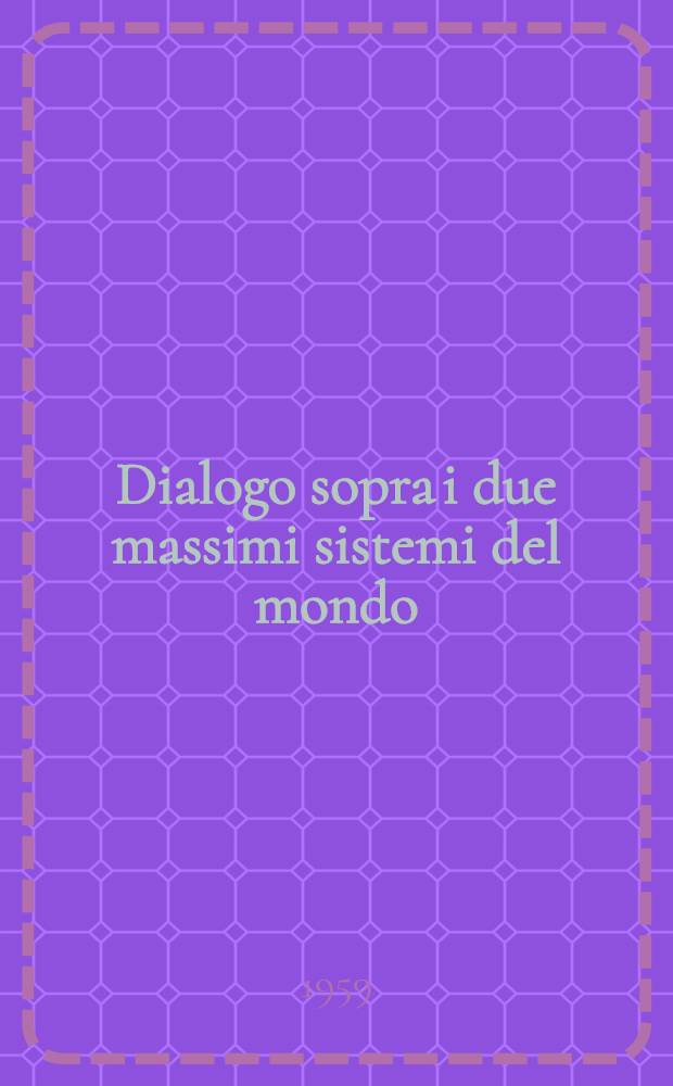 Dialogo sopra i due massimi sistemi del mondo