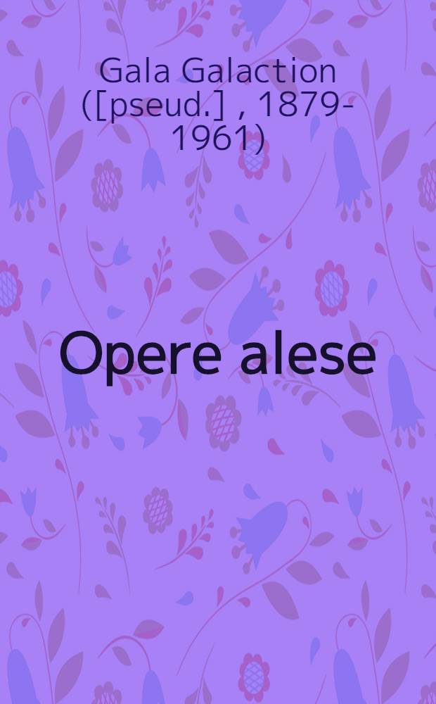 Opere alese