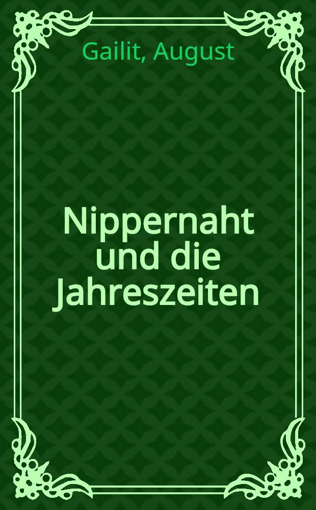 Nippernaht und die Jahreszeiten : Roman