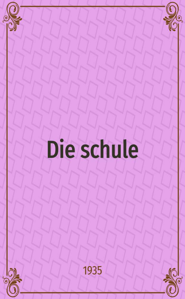 ... Die schule