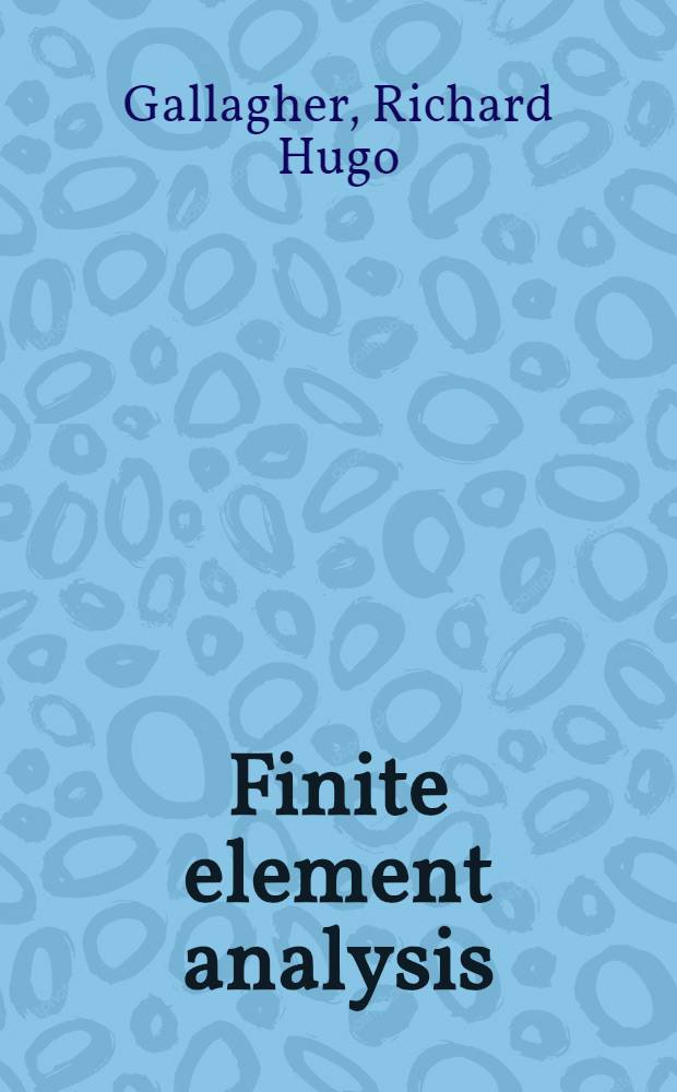 Finite element analysis : Fundamentals