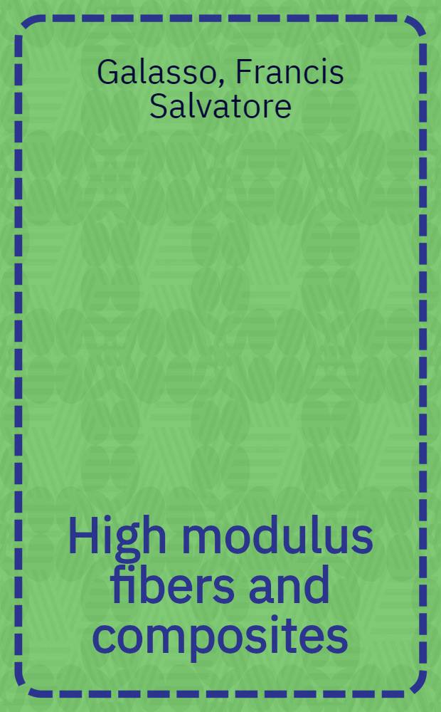 High modulus fibers and composites