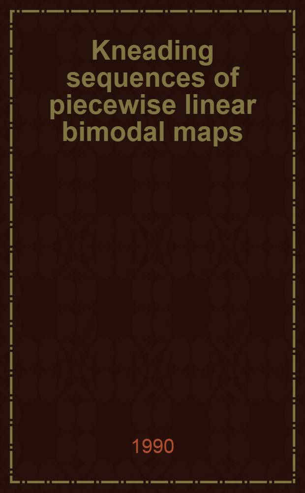 Kneading sequences of piecewise linear bimodal maps