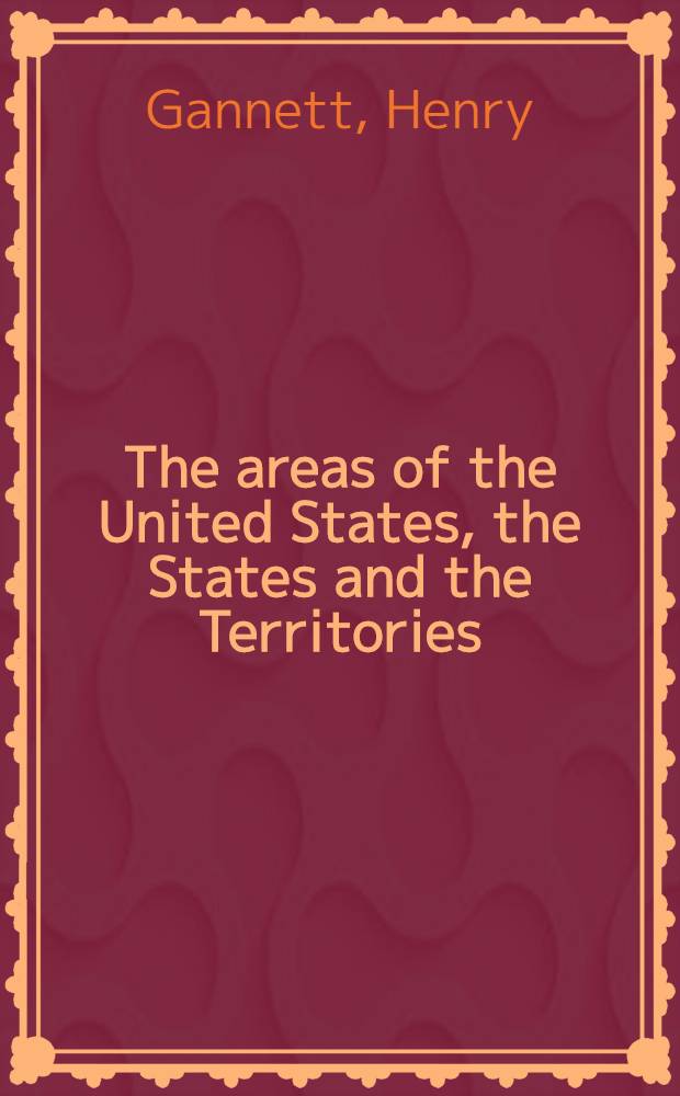 The areas of the United States, the States and the Territories