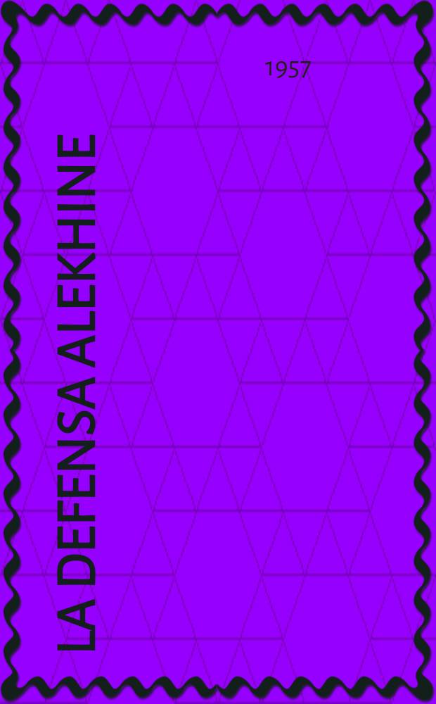 La defensa Alekhine