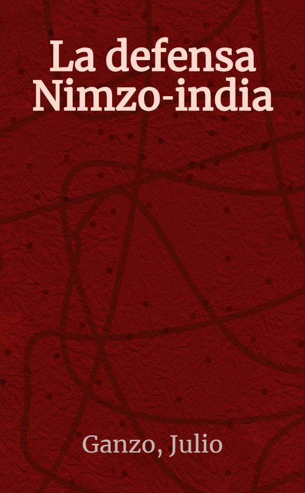 La defensa Nimzo-india