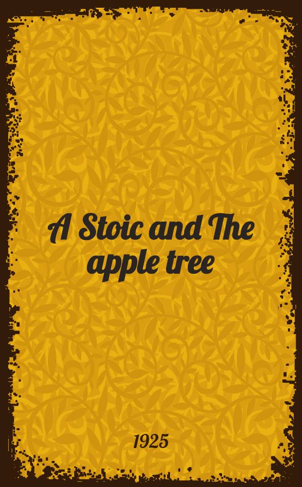 A Stoic and The apple tree