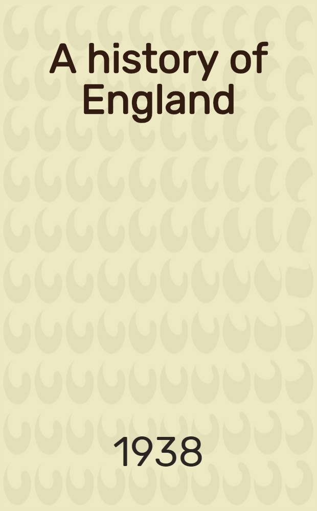 A history of England