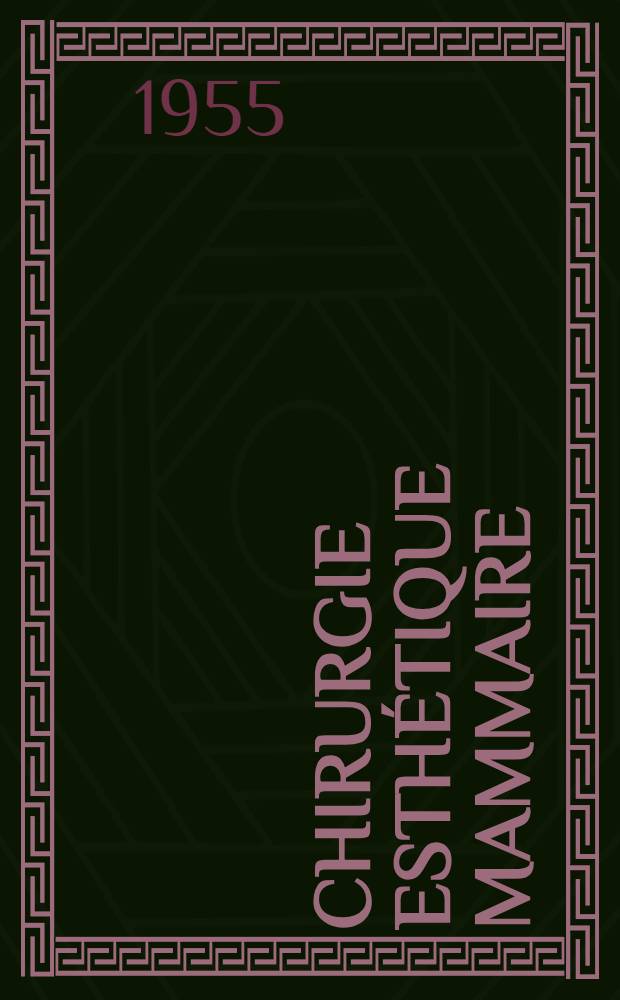 Chirurgie esthétique mammaire