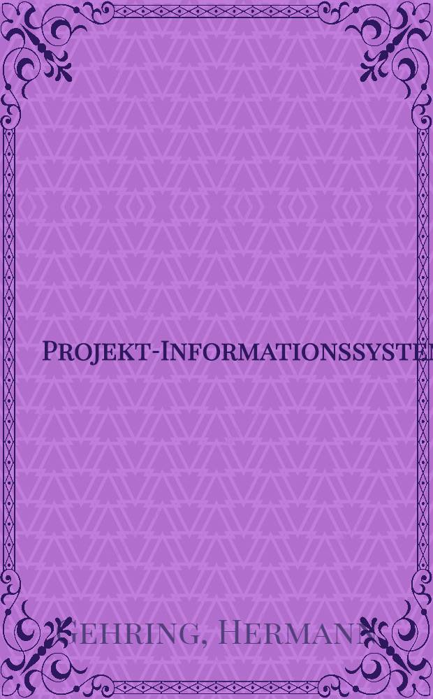 Projekt-Informationssysteme