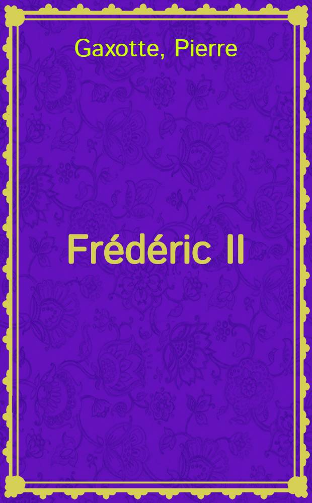 Frédéric II