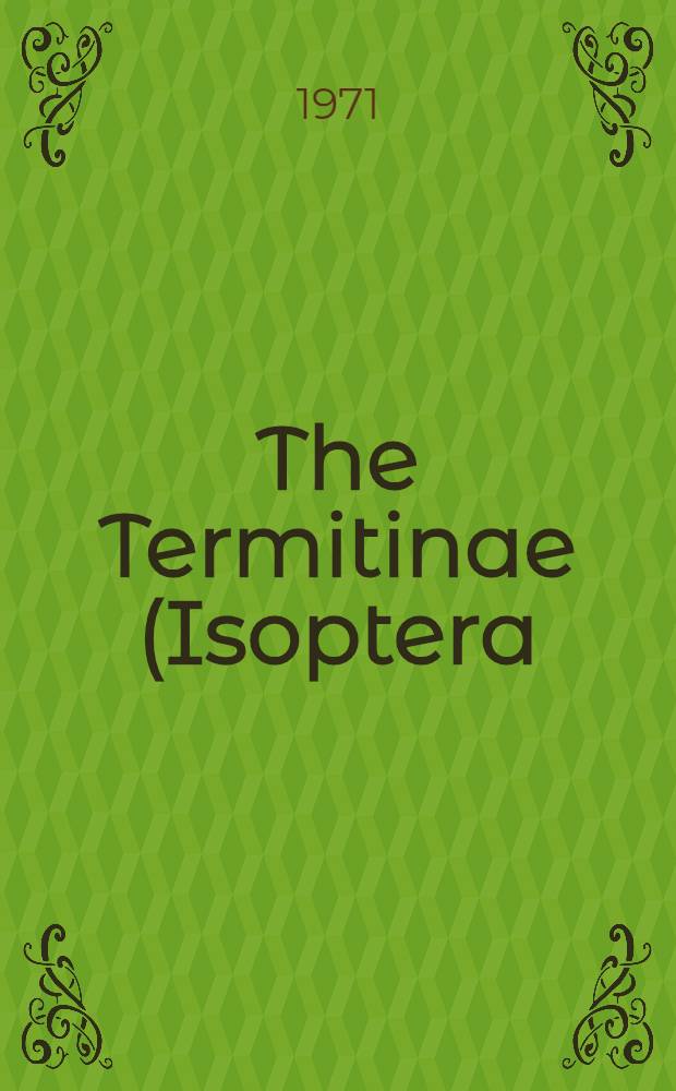The Termitinae (Isoptera) of temperate Australia