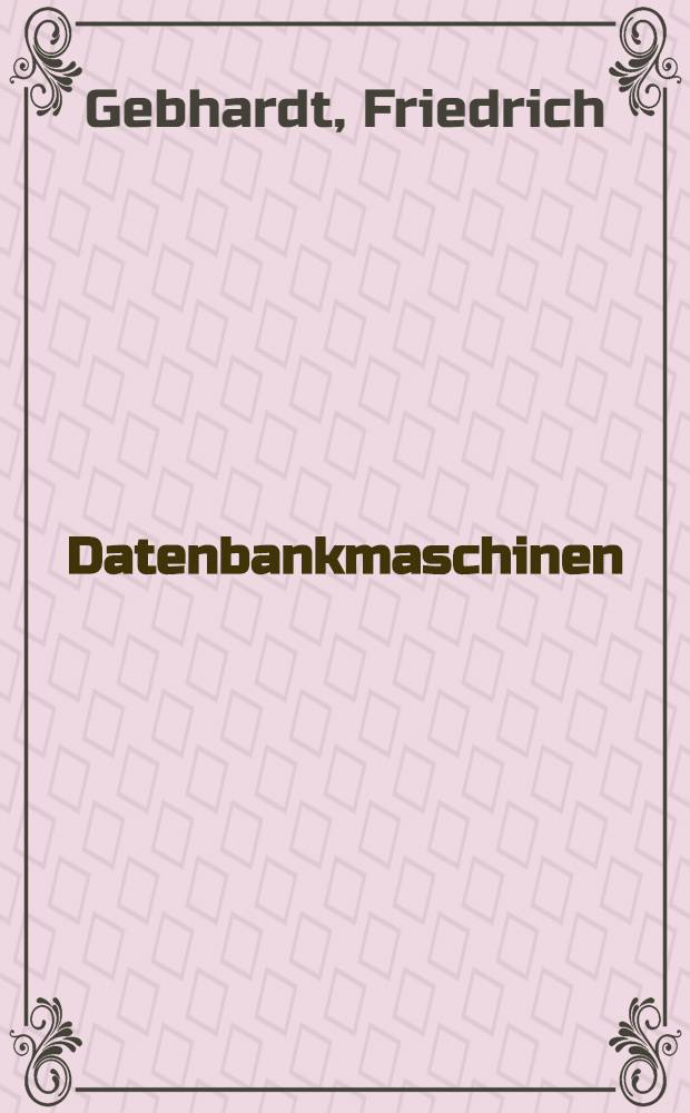 Datenbankmaschinen