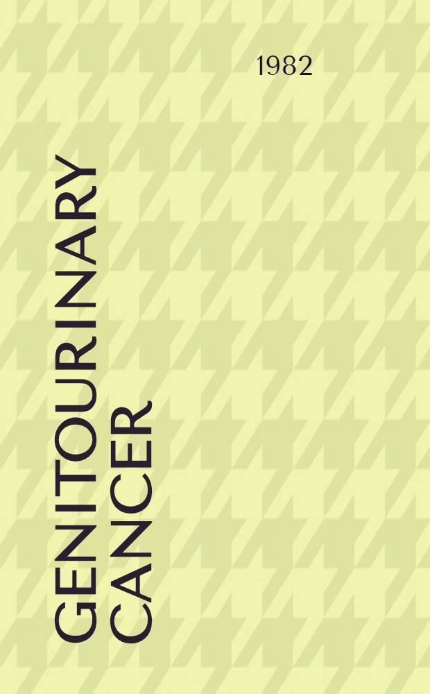 Genitourinary cancer