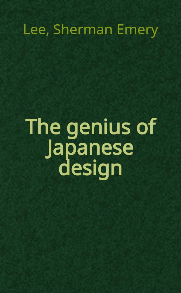 The genius of Japanese design : An album