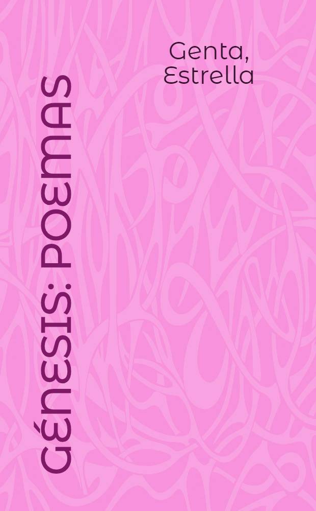 Génesis : Poemas