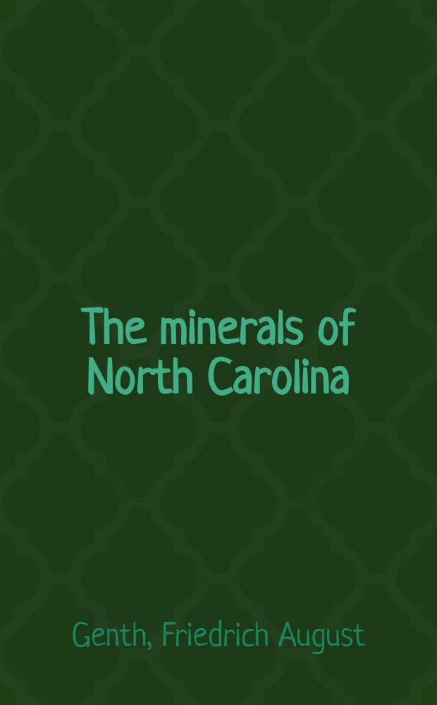 The minerals of North Carolina