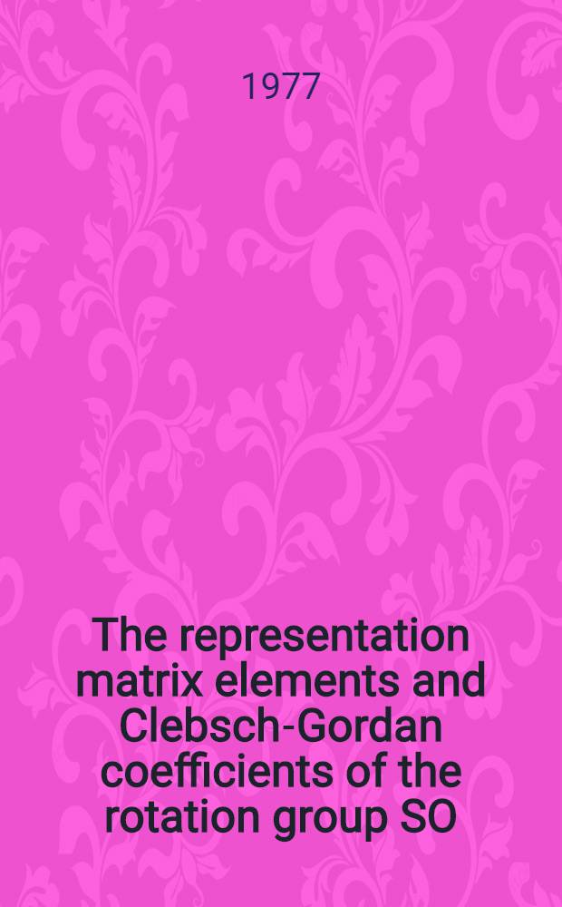 The representation matrix elements and Clebsch-Gordan coefficients of the rotation group SO(n)